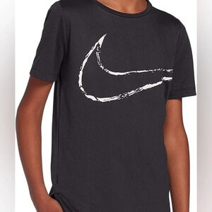 Nike Black T-Shirt with White Logo